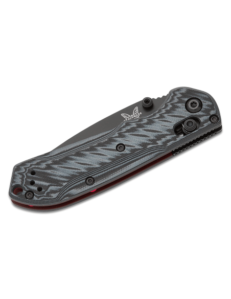 Benchmade Mini Freek folding knife 565BK-02 black blade multicolor G10 handle 10,3cm