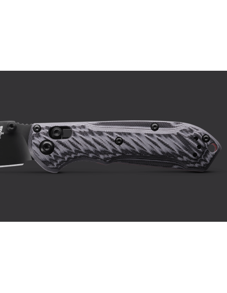 Benchmade Mini Freek folding knife 565BK-02 black blade multicolor G10 handle 10,3cm