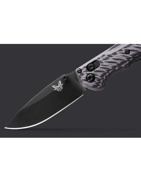 Benchmade Mini Freek folding knife 565BK-02 black blade multicolor G10 handle 10,3cm