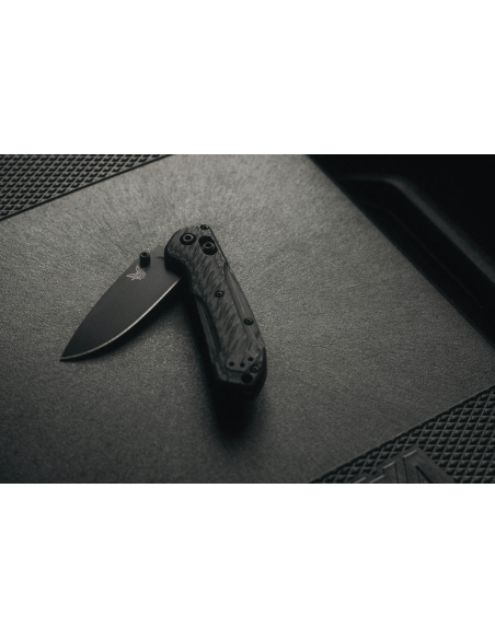 Benchmade Mini Freek folding knife 565BK-02 black blade multicolor G10 handle 10,3cm