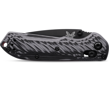 Navalha dobrável Benchmade Mini Freek 565BK-02 lâmina preta cabo G10 multicolorido 10,3cm 2