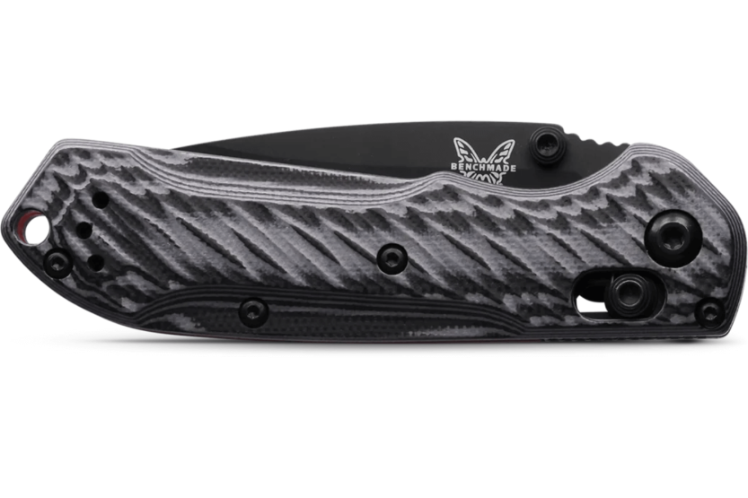 Benchmade Mini Freek folding knife 565BK-02 black blade multicolor G10 handle 10,3cm