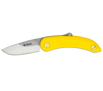 Cuchillo plegable amarillo Svord Peasant SVPKPPY Mango PP 13cm