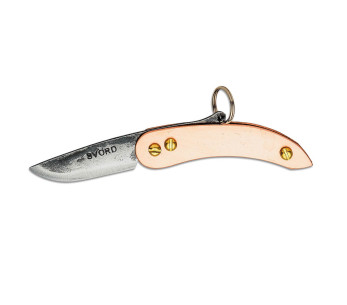 Fällkniv Svord Peasant Micro Copper SVPKMC kopparhandtag 8cm