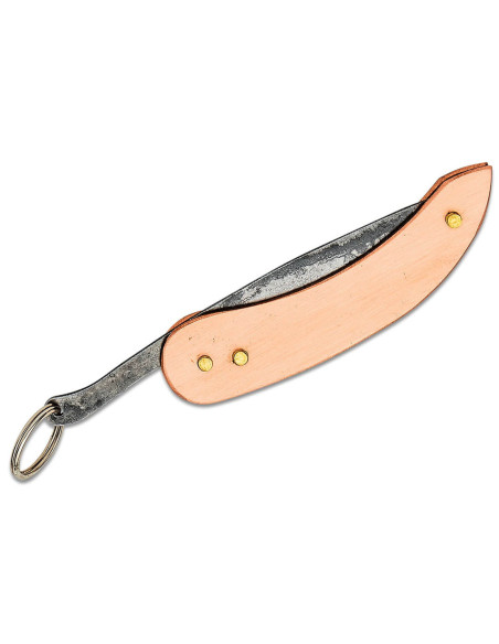 Faca dobrável SVPKMC Svord Peasant Micro Copper Cabo de cobre de 8 cm