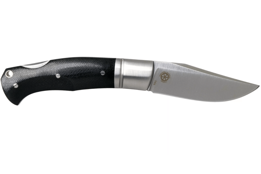 111028 Navalha dobrável Böker Boxer com cabo em micarta preta 10,8cm
