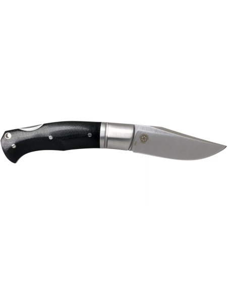 111028 Coltello pieghevole Böker Boxer con manico in micarta nera 10,8 cm