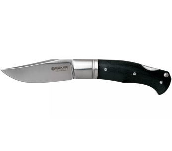 111028 Navaja plegable Böker Boxer con mango de micarta negra 10.8cm