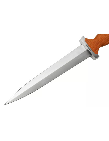 Böker Swiss Dagger Knife 121553 steel blade 21,9cm cherry wood handle + metal sheath