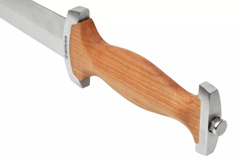 Böker Swiss Dagger Knife 121553 terästä terä 21,9cm kirsikkapuu kahva + metallinen tuppi