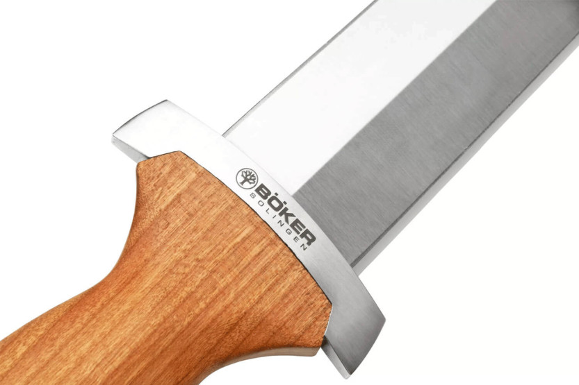 Navaja Suiza Böker 121553 21.9cm hoja de acero mango de madera de cerezo + funda de metal
