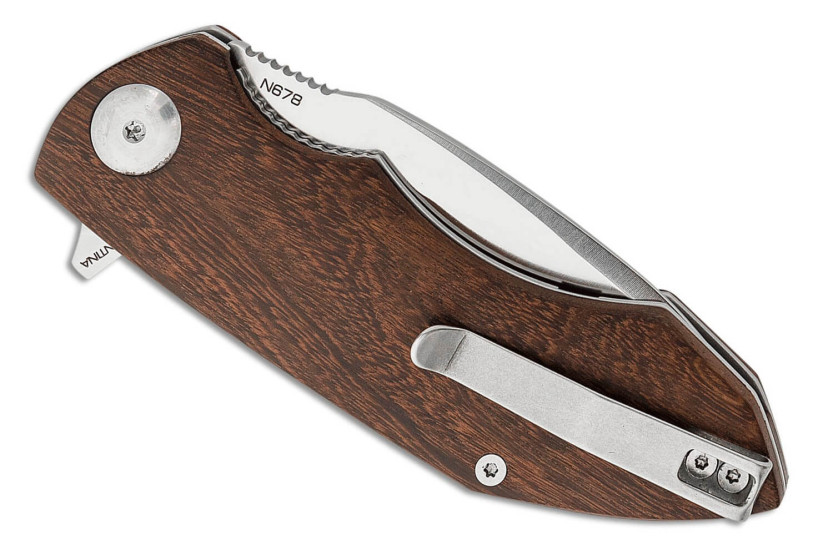 Cuchillo plegable Böker Arbolito Nahuel 01BA004 11.8cm mango de madera de guayacán