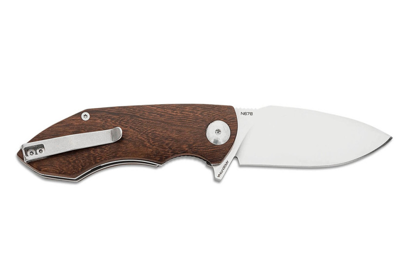 Cuchillo plegable Böker Arbolito Nahuel 01BA004 11.8cm mango de madera de guayacán