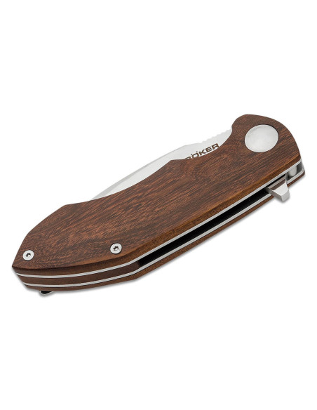 Cuchillo plegable Böker Arbolito Nahuel 01BA004 11.8cm mango de madera de guayacán