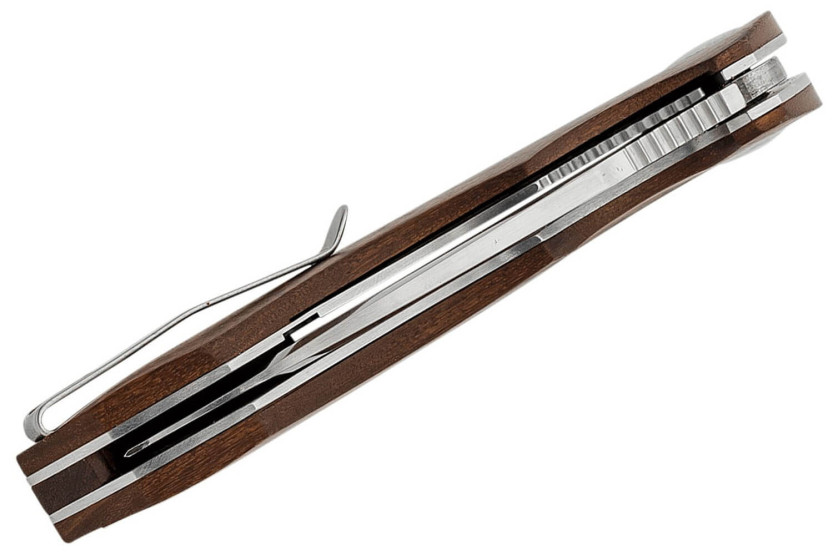Cuchillo plegable Böker Arbolito Nahuel 01BA004 11.8cm mango de madera de guayacán