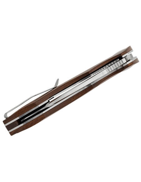 Cuchillo plegable Böker Arbolito Nahuel 01BA004 11.8cm mango de madera de guayacán