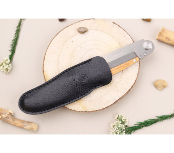 Navaja plegable Le Coq Français Nautic con mango de madera de olivo 11.5cm + funda 2