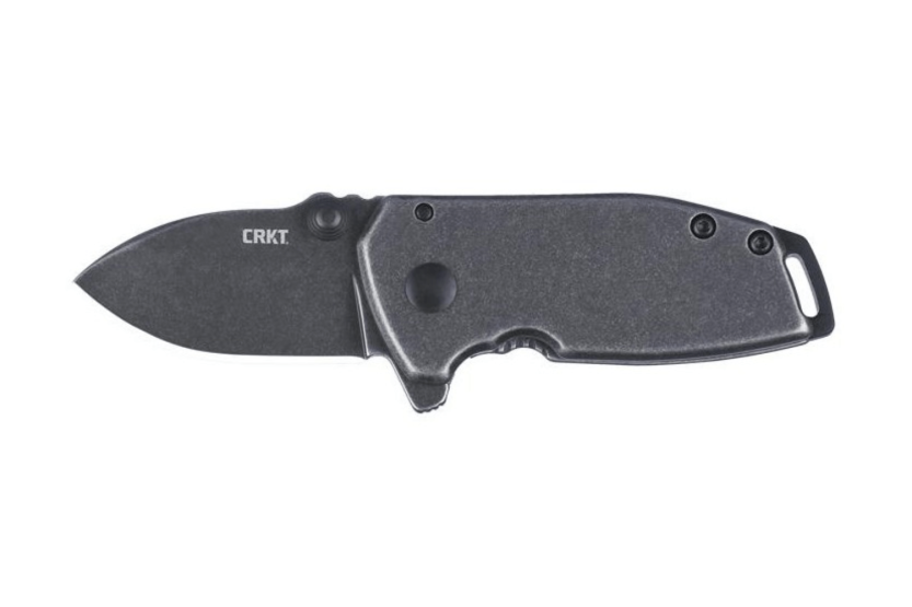 Klappmesser CRKT Squid Compact 2485K Edelstahlgriff schwarz 8cm