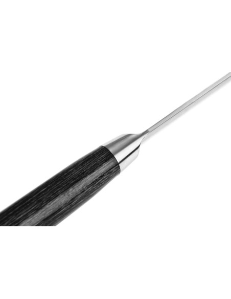 Coltello da chef giapponese Tamahagane Tsubame 18 cm, lama martellata in acciaio VG5
