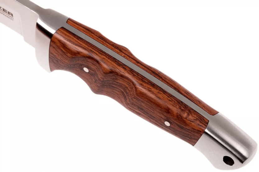 Böker Vollintegral 2.0 knife 121585 11,8cm steel blade wooden handle + leather sheath