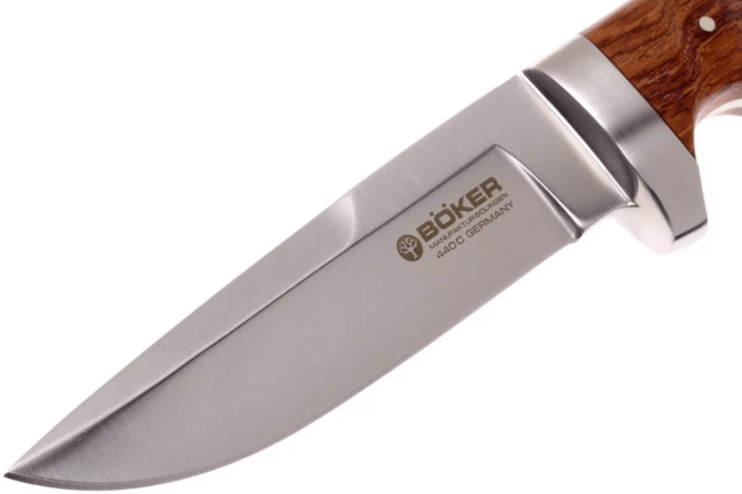 Böker Vollintegral 2.0 kniv 121585 11,8 cm stålblad trehåndtak + skinnslire
