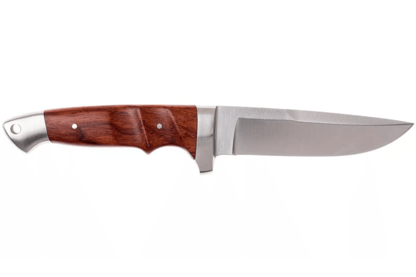 Cuchillo Böker Vollintegral 2.0 121585 11.8cm hoja acero mango madera + funda cuero
