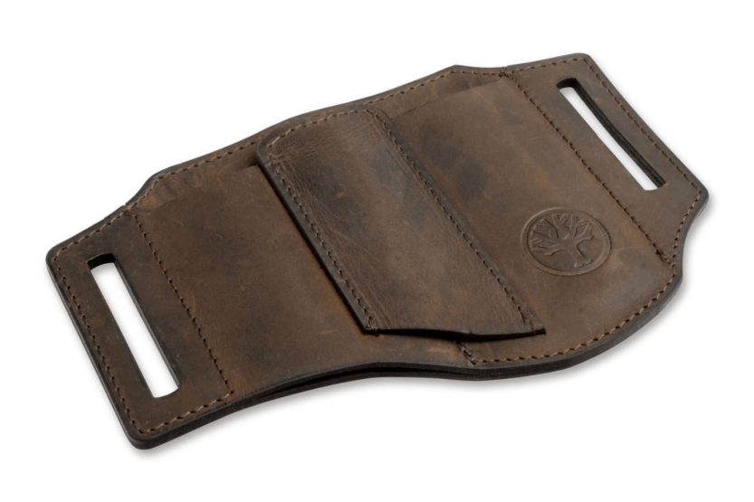 Böker Nubuck Ed-Three 09BO296 astuccio in pelle marrone 3 scomparti