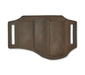Böker Nubuck Ed-Three 09BO296 astuccio in pelle marrone 3 scomparti