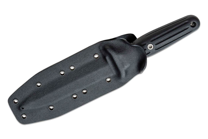 Böker Applegate Fairbairn Combat II-kniv 120543AF 15 cm stålblad svart syntetisk håndtak + kydex-skaft