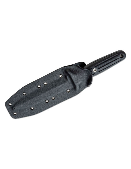 Böker Applegate Fairbairn Combat II kniv 120543AF 15cm stålblad svart syntetiskt handtag + kydexslida
