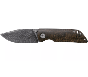 Navaja Böker M4 Sherman damasco 7.7 cm mango micarta negra