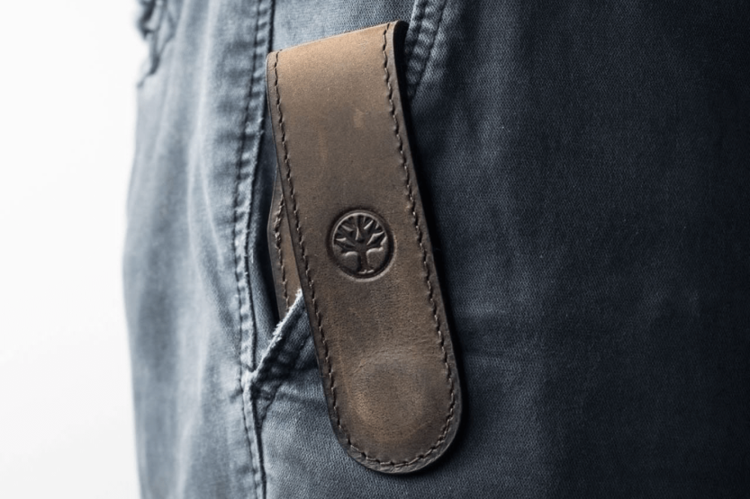 Böker 09BO292 Magnetisches Lederholster breit braun 13cm