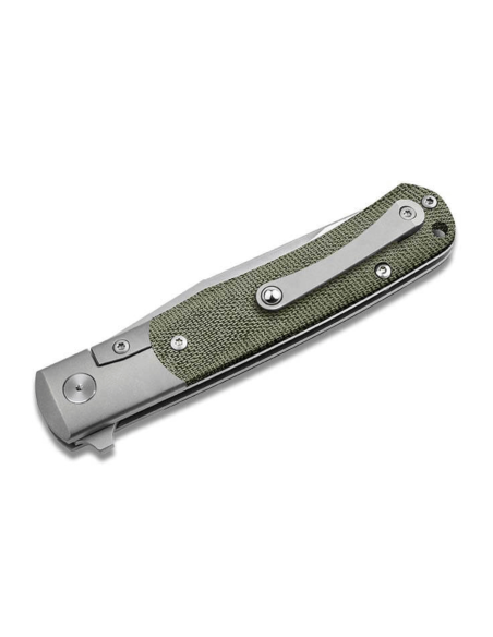 Navalha dobrável Böker TRPPR 10,7 cm cabo em micarta verde caqui