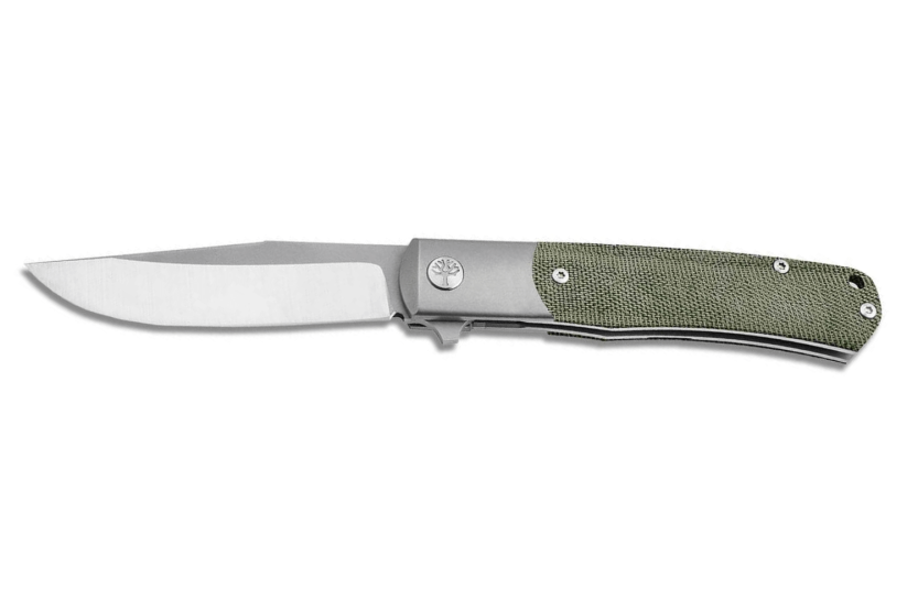 Böker TRPPR taittoveitsi 10.7cm khaki vihreä micarta kahva