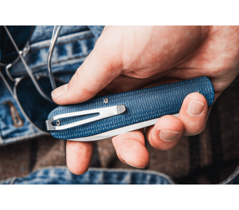 Böker Coffin Denim taittoveitsi 112944 sininen micarta kahva 10.7cm 2