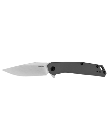 Navalha dobrável Kershaw Align 1405 Cabo em aço inoxidável cinzento de 10 cm