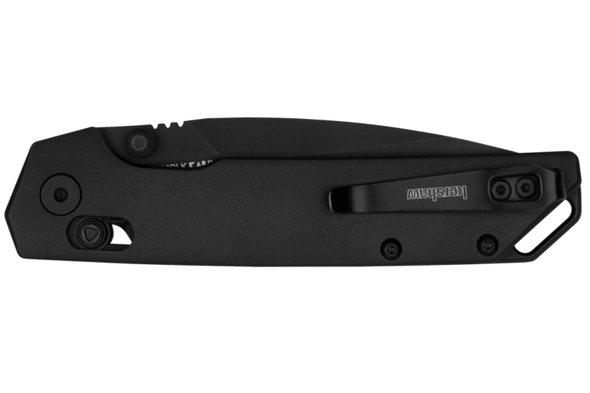 Kershaw Iridium Black 2038BLK folding knife 11cm black aluminium handle