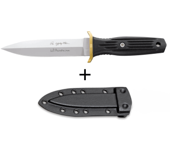 Böker Applegate Fairbairn Boot kniv 12,3cm blad svart syntetiskt handtag + kydex slida