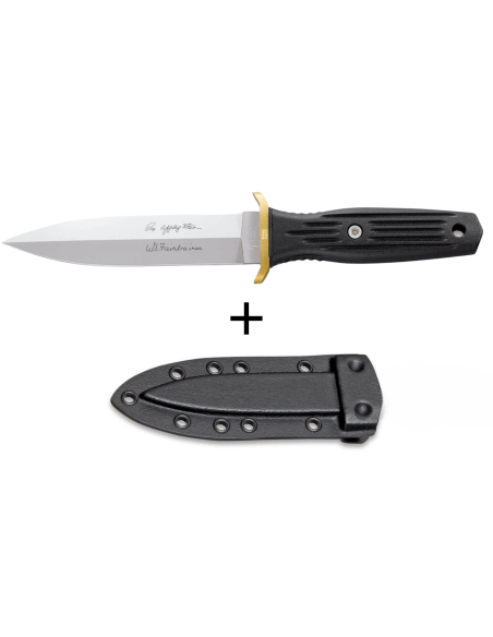 Böker Applegate Fairbairn Boot knife 12,3cm blade black synthetic handle + kydex sheath