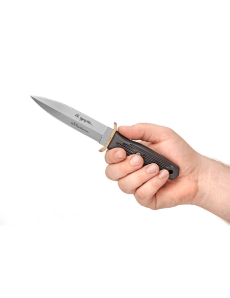 Böker Applegate Fairbairn Boot Messer Klinge 12,3cm Griff aus schwarzem Synthetik + Kydex-Etui