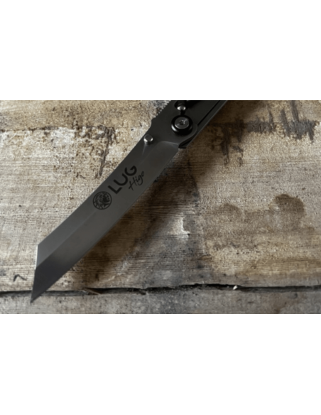 Lug Higo LUSP3SHB navaja plegable de acero y mango G10 negro 11cm