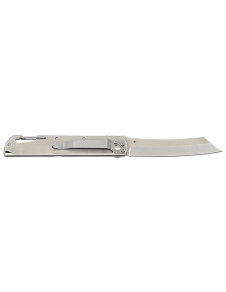 Lug Higo LUSP3SHB foldekniv med stålhåndtag og sort G10 11 cm