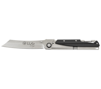 Lug Higo LUSP3SHB taittoveitsi teräskahva ja musta G10 11cm
