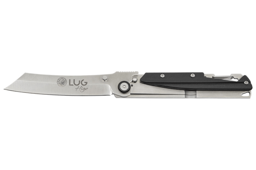 Lug Higo LUSP3SHB navaja plegable de acero y mango G10 negro 11cm