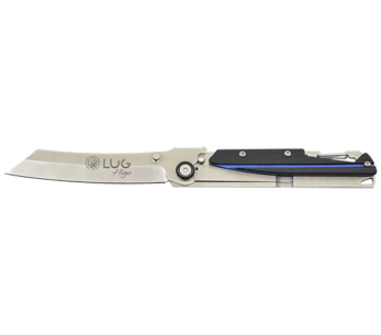 LUG Higo LUSP3SHBLB taittoveitsi mustaa ja sinistä terästä ja G10 kahva 11cm