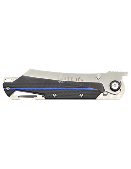 Klappmesser LUG Higo LUSP3SHBLB Stahlgriff und G10 schwarz und blau 11cm