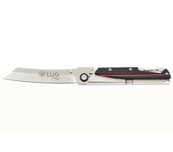 LUG Higo LUSP3SHRB fällkniv stål och G10-handtag svart och röd 11cm