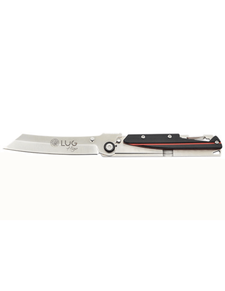 LUG Higo LUSP3SHRB vouwmes staal en G10 handgreep zwart en rood 11cm