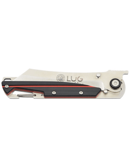 LUG Higo LUSP3SHRB coltello pieghevole in acciaio e G10 nero e rosso 11 cm