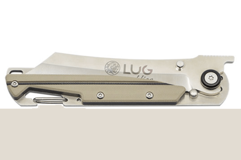 LUG Higo LUSP3SHBD coltello pieghevole acciaio e manico G10 deserto e nero 11 cm